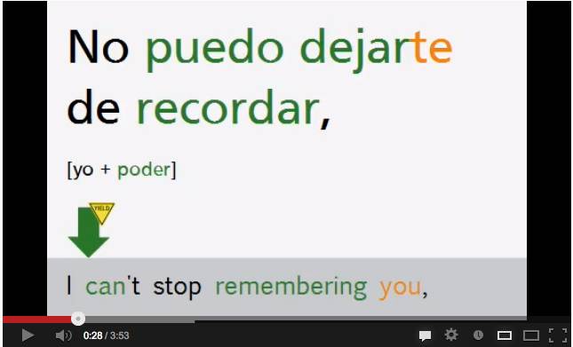 Recursos de español: canciones en clase